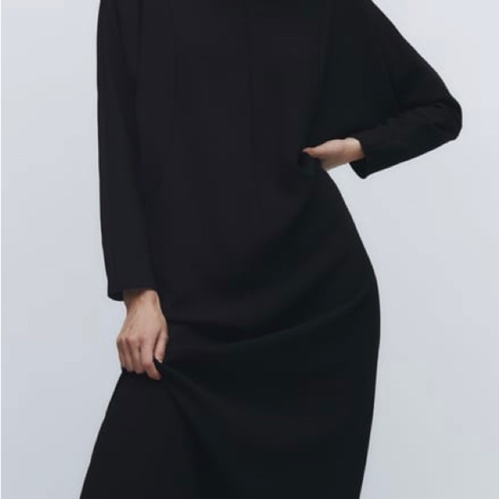 ZARA STRAIGHT MIDI DRESS